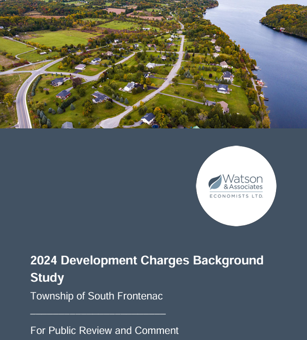 cover of development charges study
