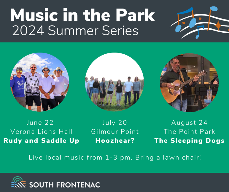 Music in the Park line up