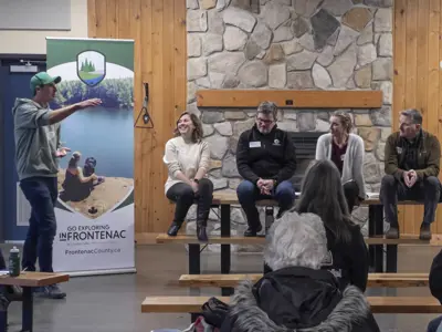 Presenter at Frontenac County annual business awards