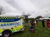paramedic van at event