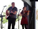 Chris Murphy and Jessica Wedden perform at last year's music festival