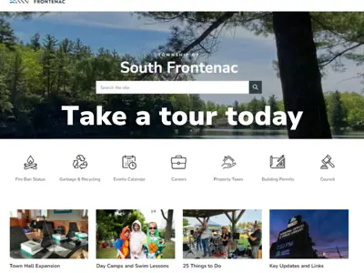 South Frontenac website new home page