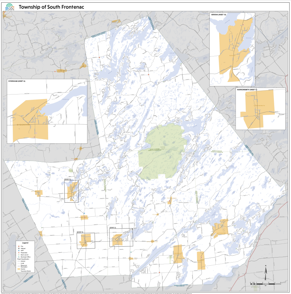 South Frontenac Township map